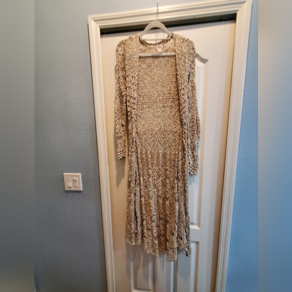 Mossimo women's Oatmeal Duster size Large